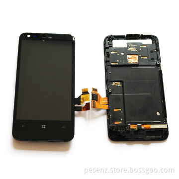 Cellular Phone LCD Pantalla Complete with Touch Screen Digitizer Assembly for Nokia Lumia 620 LCD Display